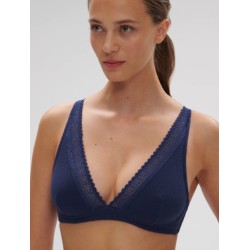 Soutien gorge sans armatures bleu Eugénie Simone Pérèle