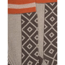 Chaussettes à motifs fil d'écosse Doré Doré