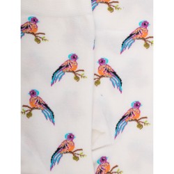 Chaussettes oiseaux coton Doré Doré