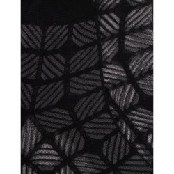 Socquettes noir transparentes fil d'écosse Doré Doré