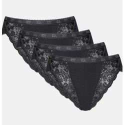 Slips Tai chic coton Sloggi 3 + 1 offert