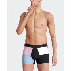 Boxer rose et bleu Eden Park