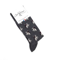 Chaussettes coton Cavaliers Broussaud
