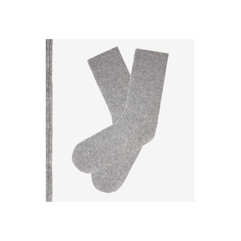 Chaussettes cachemire et soie Le Bourget