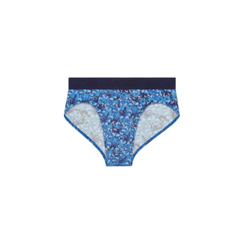 Slip bleu imprimé Vibe Hom