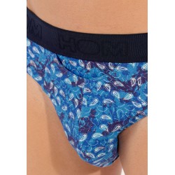 Slip bleu imprimé Vibe Hom