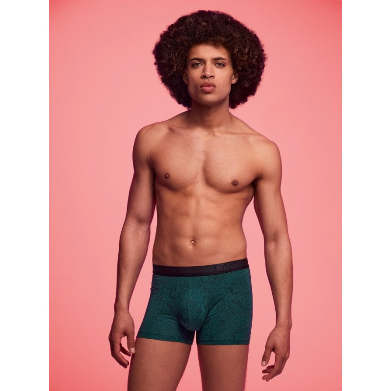 Boxer vert imprimé Impetus