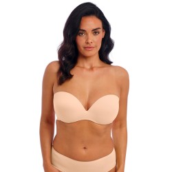Soutien gorge bandeau invisible push-up Inès secret Wacoal