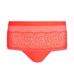 Shorty taille haute orange vif Sophora Prima Donna