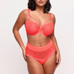 Shorty taille haute orange vif Sophora Prima Donna