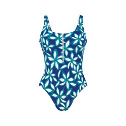 Maillot de bain 1 pièce bleu Elouise Rosa Faia