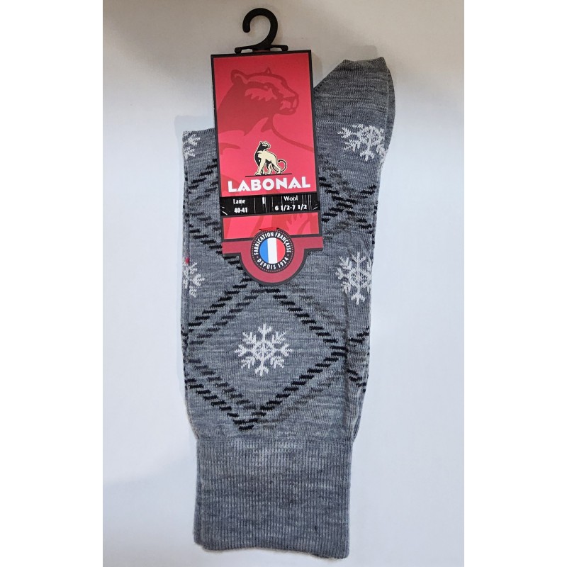 Chaussettes flocons laine Labonal
