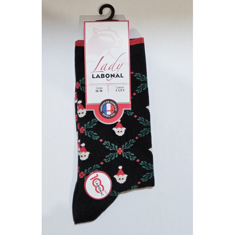 Chaussettes Père Noël coton Labonal