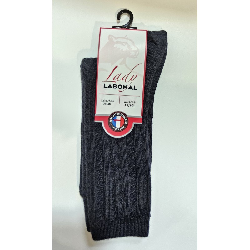 Chaussettes laine et soie non comprimantes Labonal