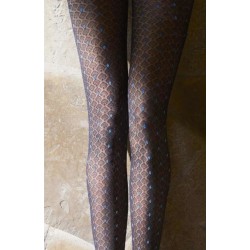 Collant noir et bleu Felipa Labonal