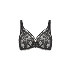 Soutien gorge foulard noir Précieuse Simone Pérèle