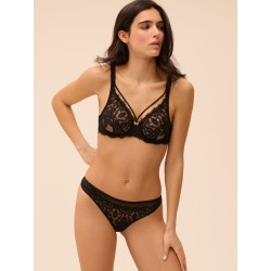 Soutien gorge foulard noir Précieuse Simone Pérèle