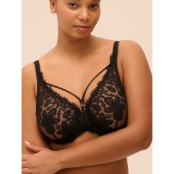 Soutien gorge foulard noir Précieuse Simone Pérèle