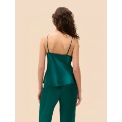 Caraco 100% soie émeraude Love Me Simone Pérèle