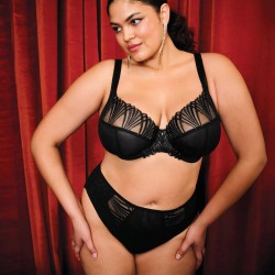Culotte haute noir festif Reja Elomi