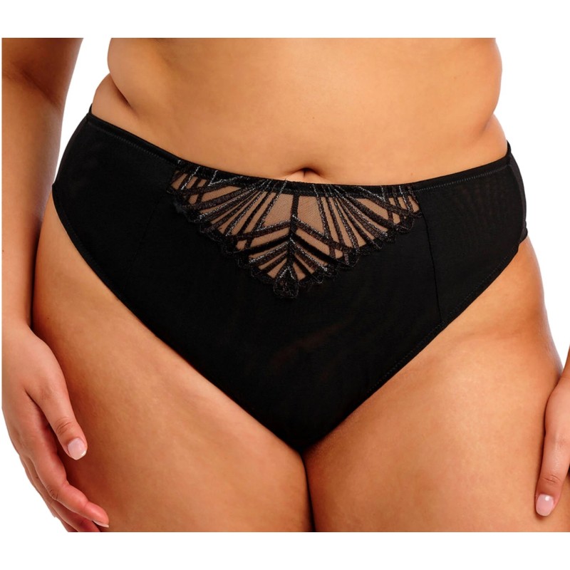 Tanga noir festif Reja Elomi