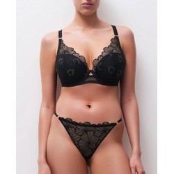Soutien gorge coque noir festif Lush Chantelle