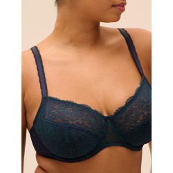 Soutien gorge emboîtant saphir Poème Simone Pérèle