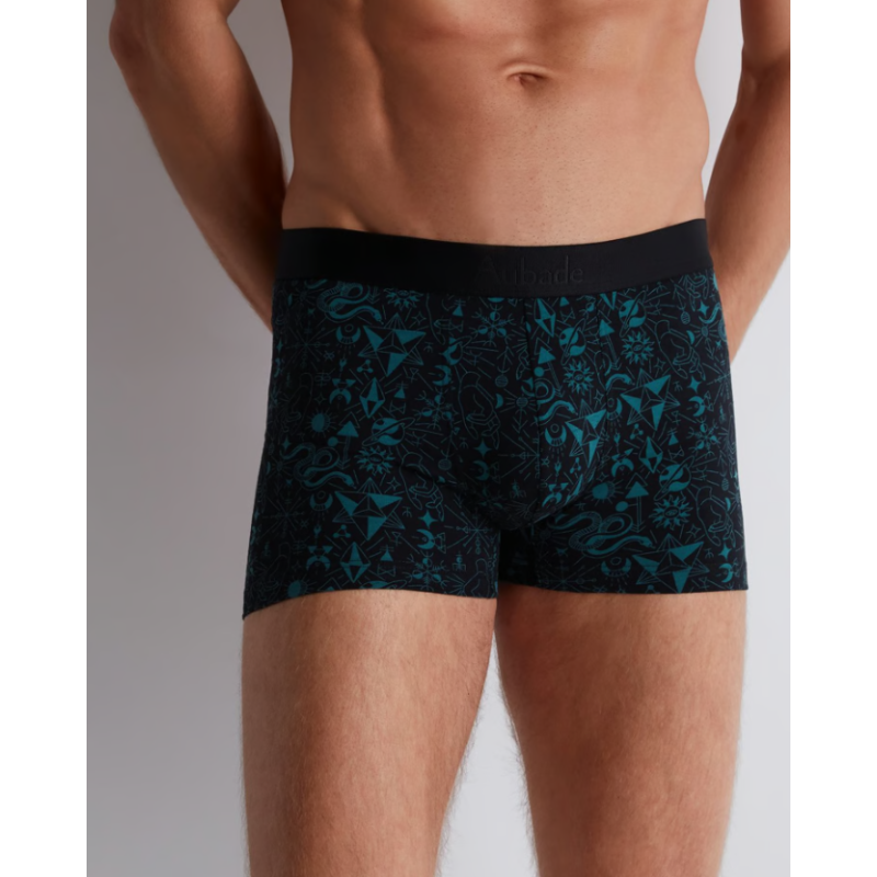 Boxer en duo vert Talisman Aubade