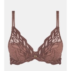 Soutien gorge coque foulard cannelle lurex Vibe Chantelle