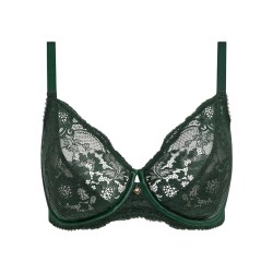 Soutien gorge vert forêt Natsuki Lace Wacoal