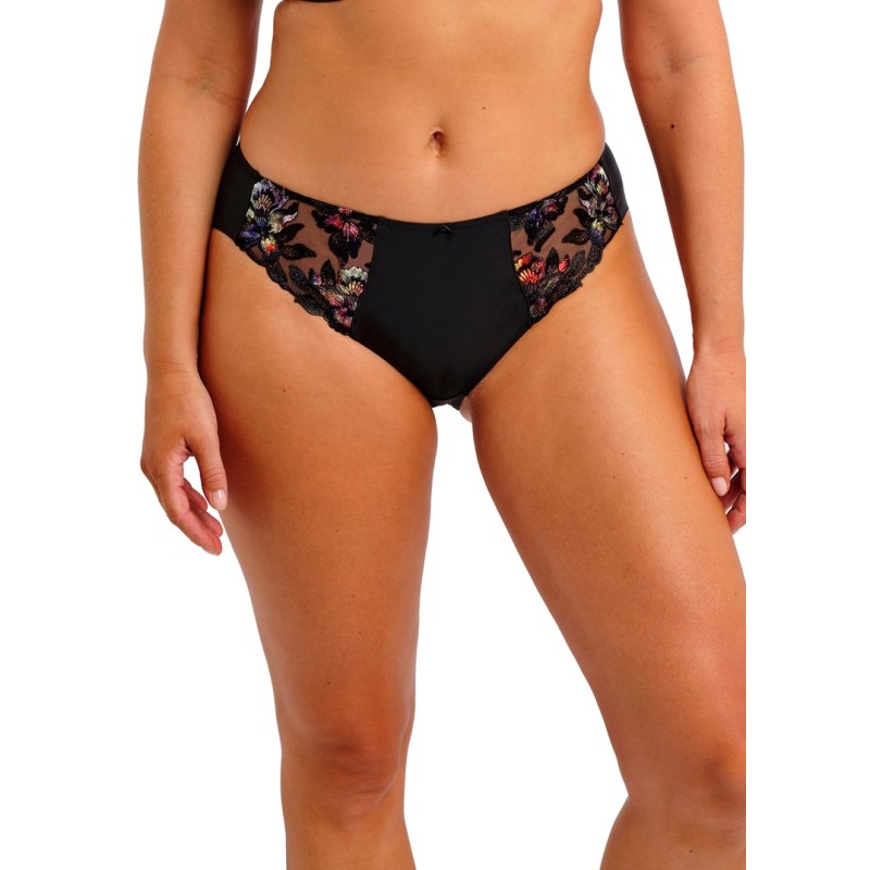 Slip noir florale Magdalena Fantasie
