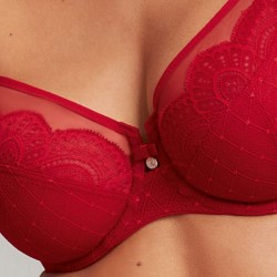 Soutien gorge rouge Selma Rosa Faia