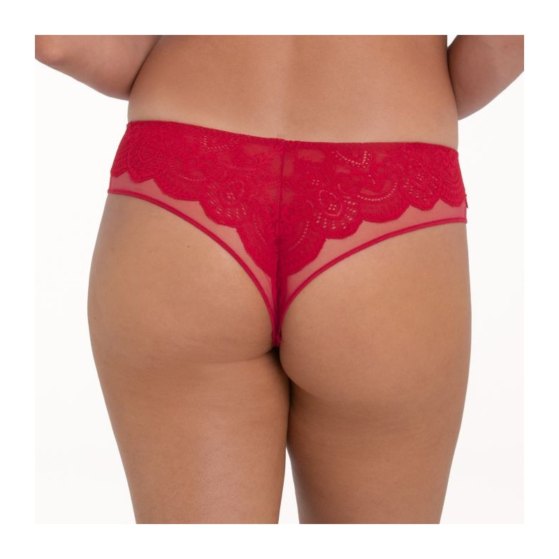 Tanga rouge Selma Rosa Faia