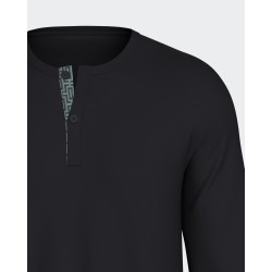 Pyjama Modal et Coton noir et vert Impetus