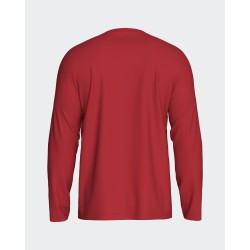 Pyjama rouge et gris rayé coton Impetus