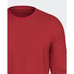 Pyjama rouge et gris rayé coton Impetus