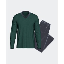 Pyjama velours vert Impetus