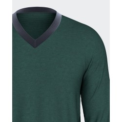 Pyjama velours vert Impetus