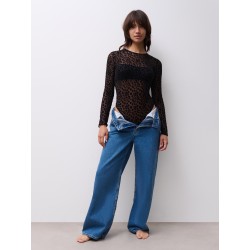 Body noir léopard Girls Chantelle Pulp