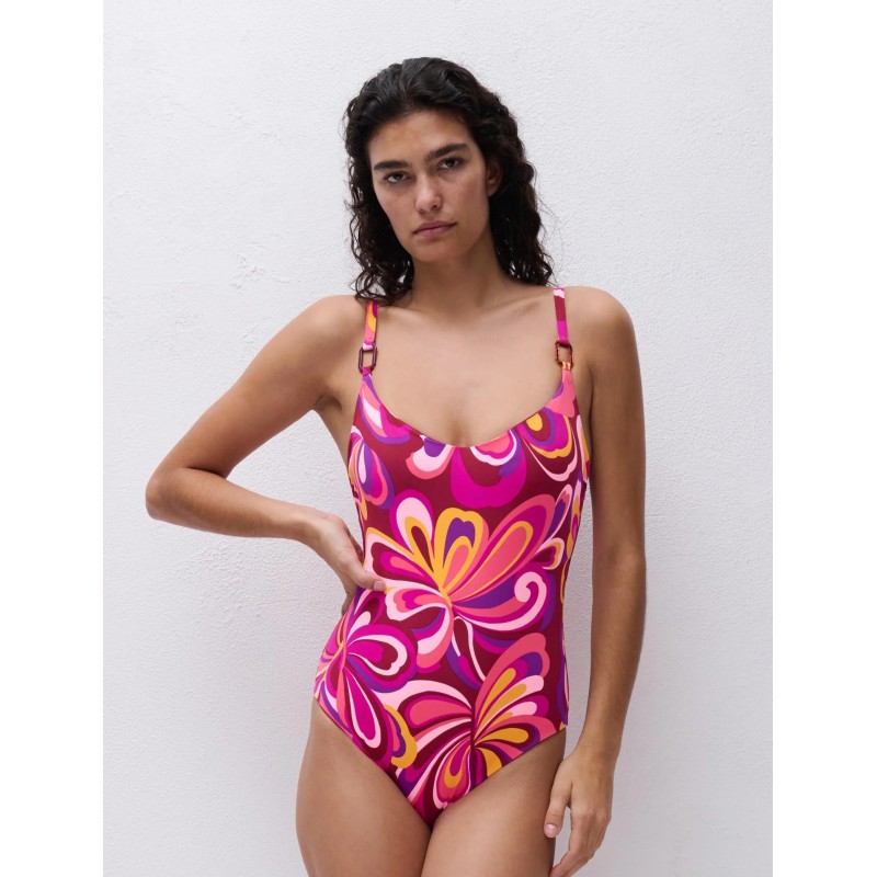 Maillot de bain 1 pièce rose Vita Chantelle