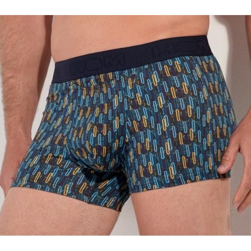 Boxer bleu motifs géométriques West Westgate Hom
