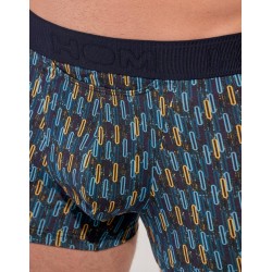 Boxer bleu motifs géométriques West Westgate Hom