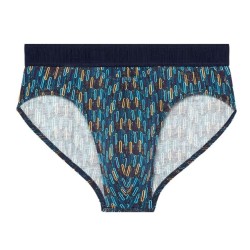 Slip bleu motifs géométriques Westgate Hom