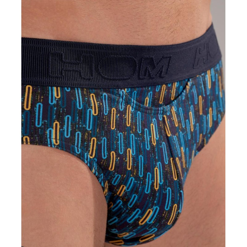 Slip bleu motifs géométriques Westgate Hom