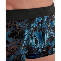 Boxer bleu velours Fremont Hom