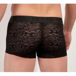 Boxer en dentelle noir Free cut Lace Hom