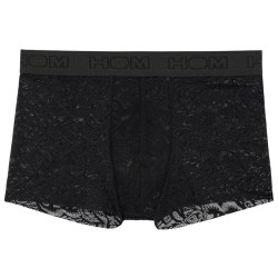 Boxer en dentelle noir Free cut Lace Hom