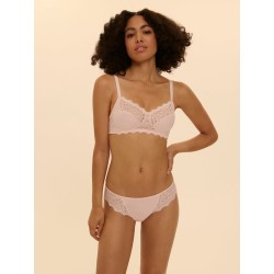Soutien gorge emboîtant sans armatures rose Caresse Simone Pérèle