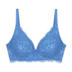 Soutien gorge sans armatures moulé bleu ciel Amourette Charm Triumph