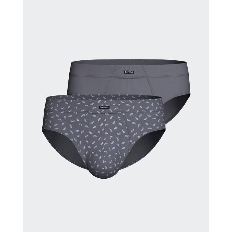 Slips duo gris tencel Impetus